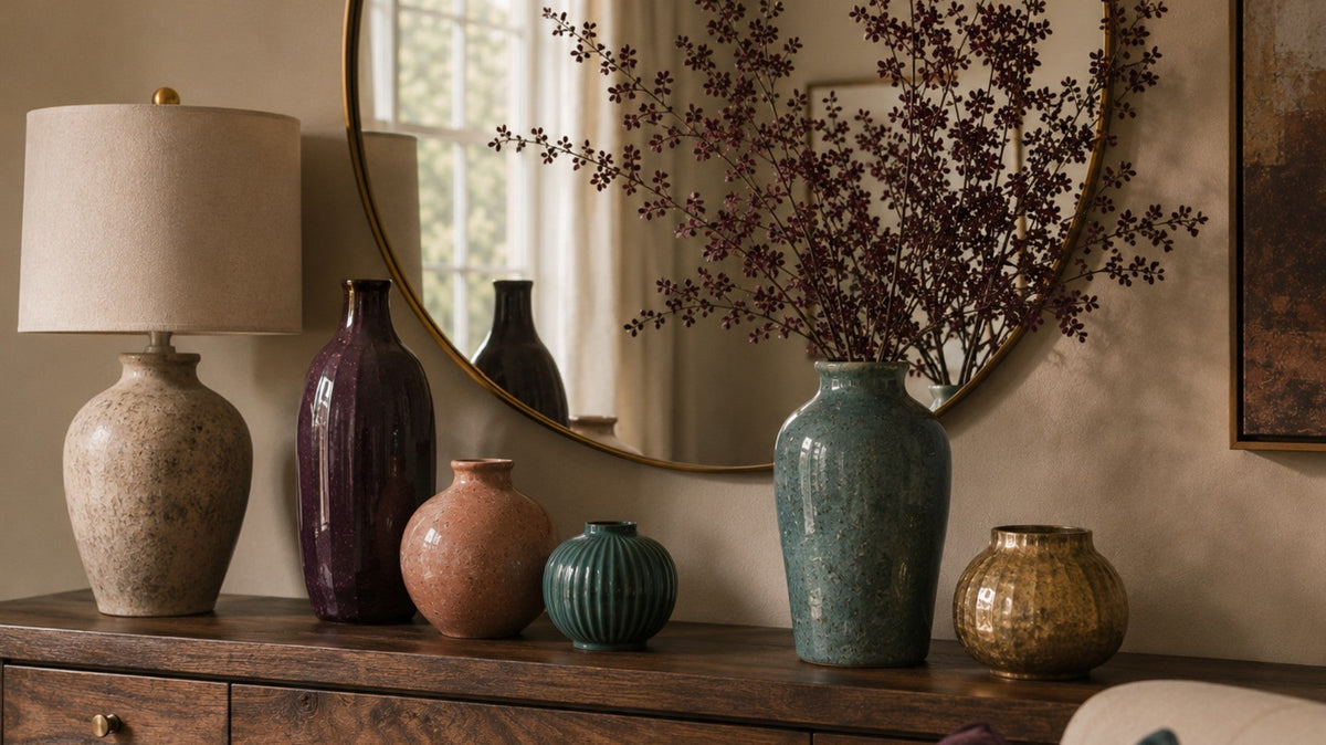 Ways to Arrange Vases Around the Home