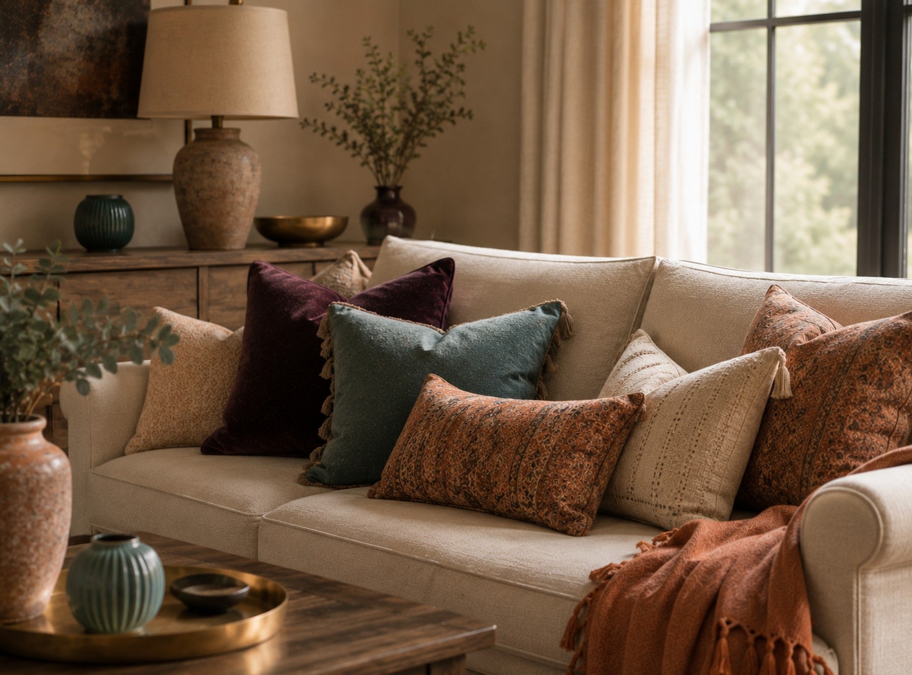 Choosing Decorative Pillows for a Cohesive Room