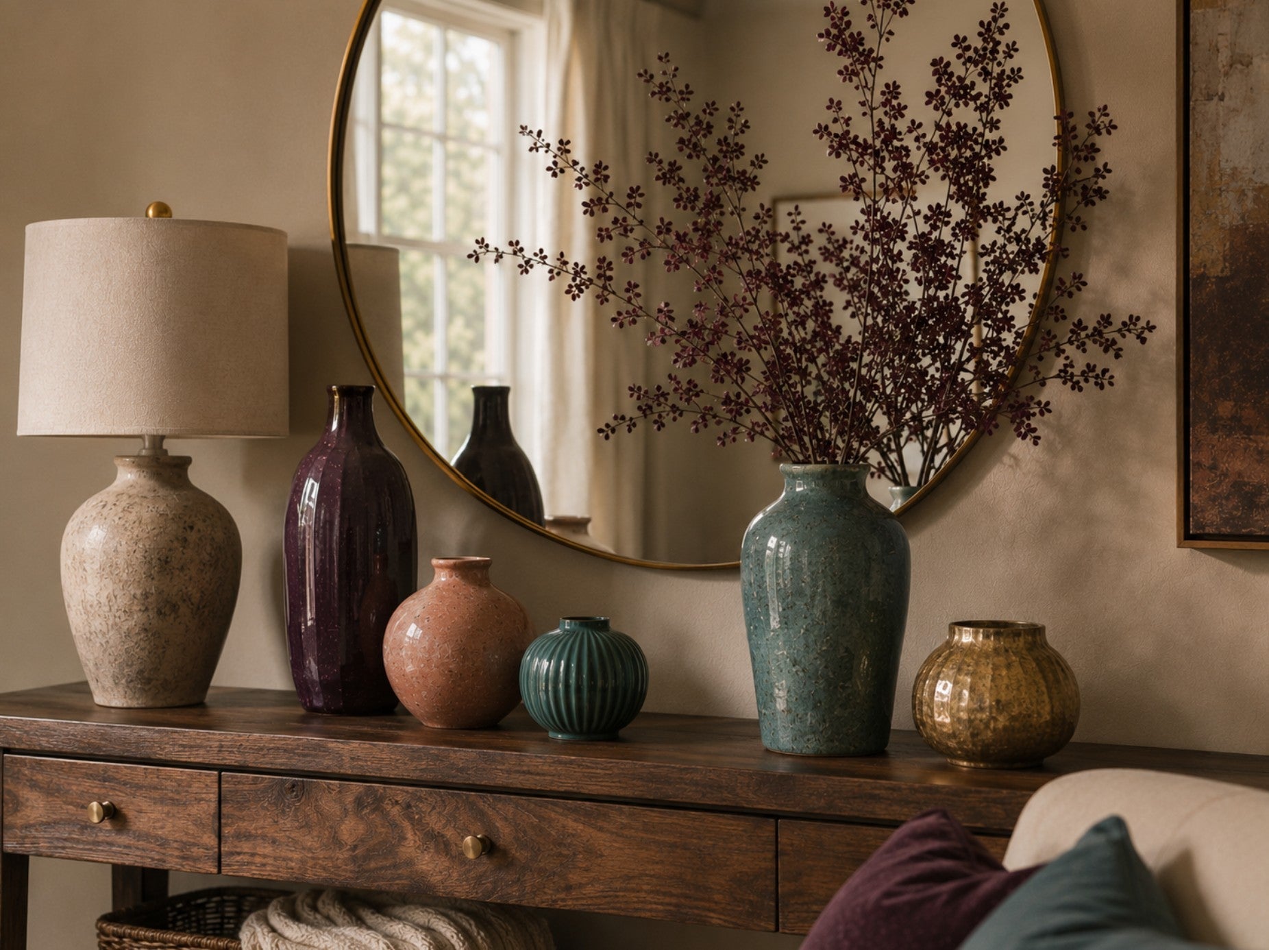 Ways to Arrange Vases Around the Home